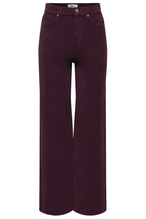 Only bordeaux dames broek | Vooraanzicht