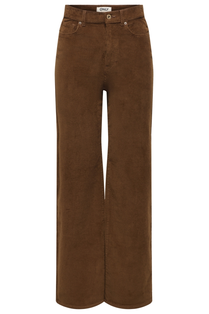 Only cognac dames broek | Vooraanzicht