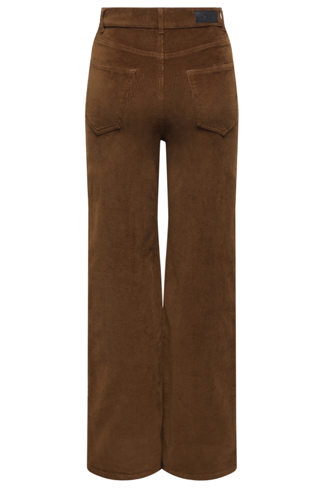 Only cognac dames broek | Achteraanzicht