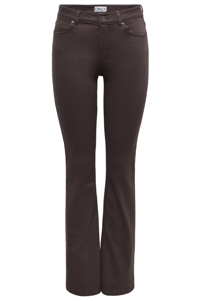 Only bruine dames broek | Vooraanzicht