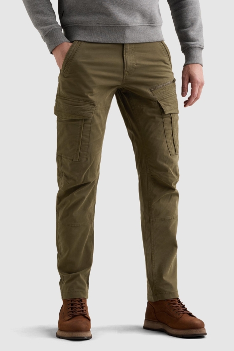 PME legend groene heren broek | Model vooraanzicht