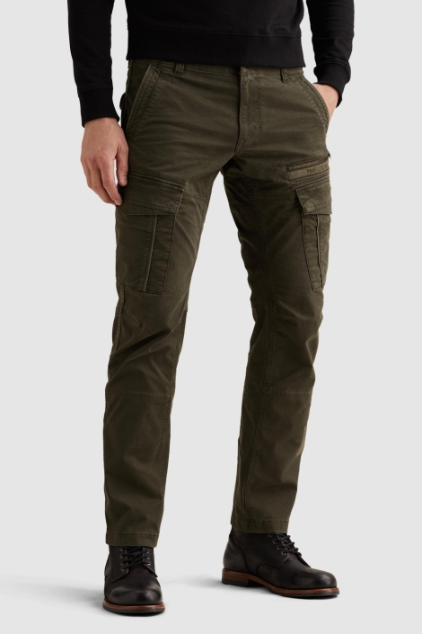 PME legend groene heren broek | Model vooraanzicht