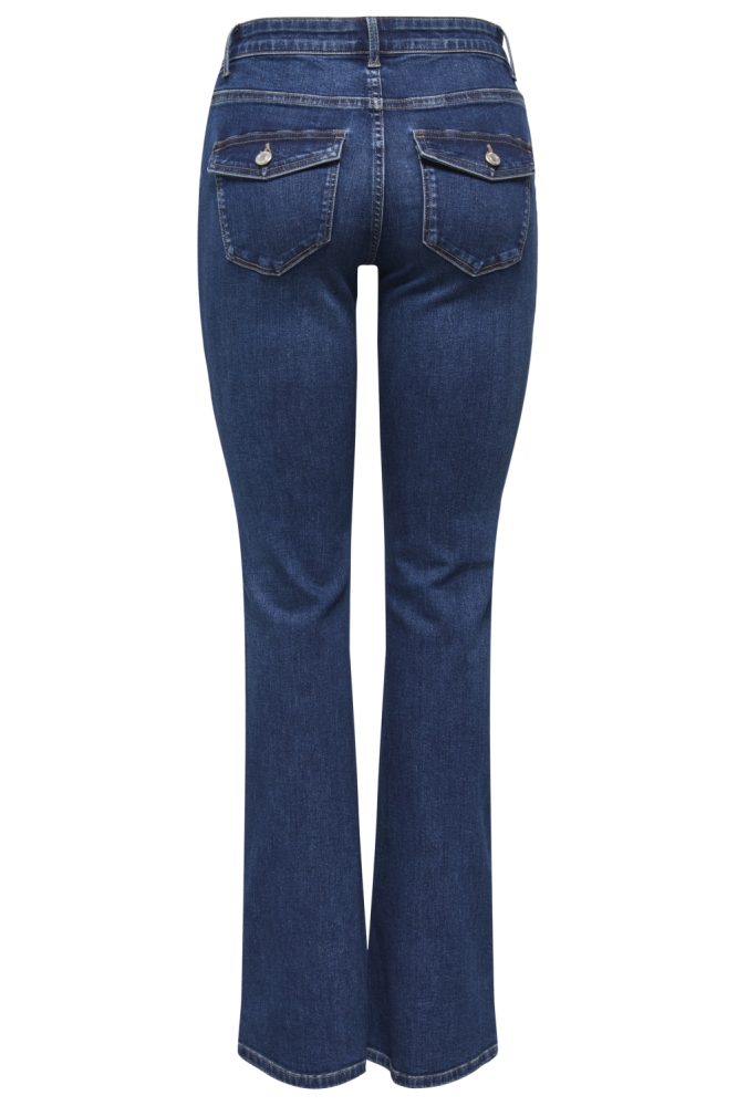 Only blauwe dames jeans | Achteraanzicht