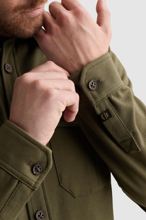 PME legend groene heren overhemd | Unique Selling Point
