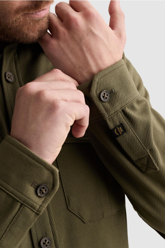 PME legend groene heren overhemd | Unique Selling Point