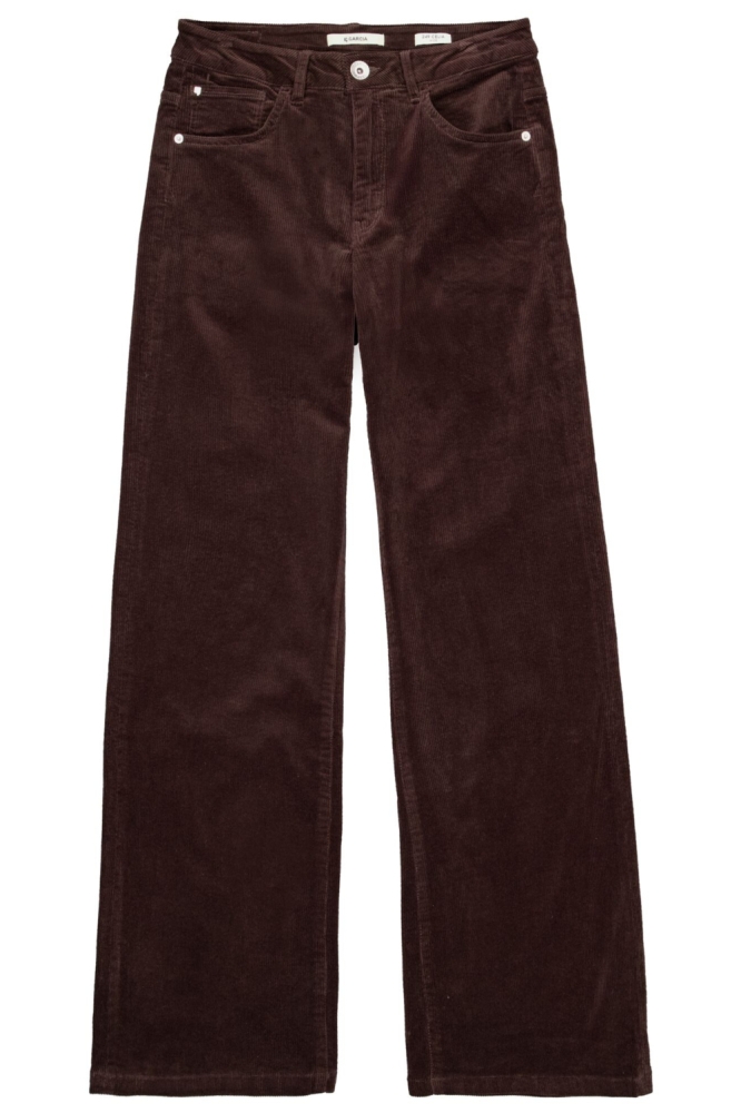 Garcia bruine dames broek | Vooraanzicht