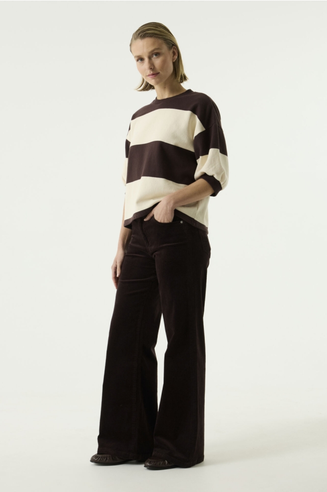 Garcia bruine dames broek | Model