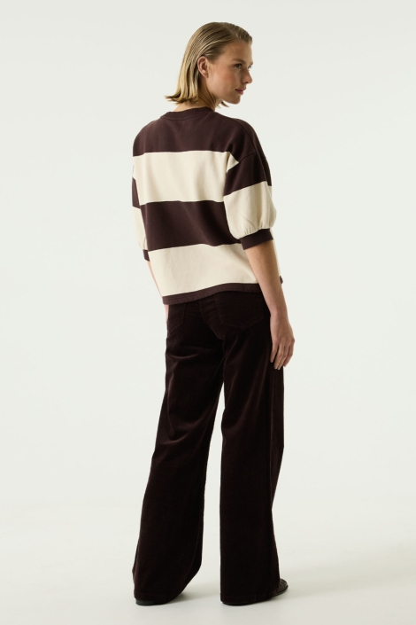 Garcia bruine dames broek | Model