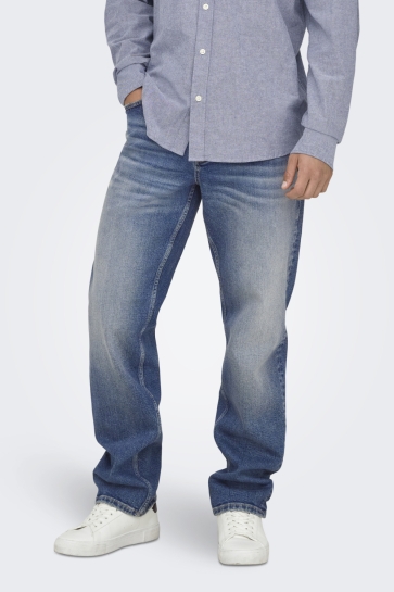Only & Sons Jeans ONSEDGE PERFORMANCE DMB 6639 DOT DN 22036639 Dark medium blue denim