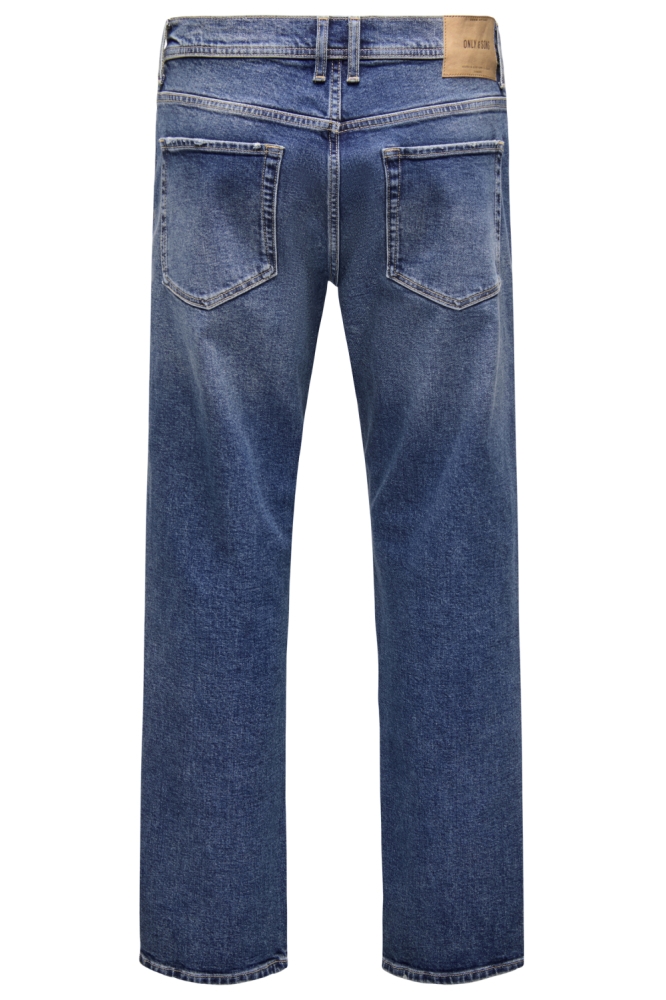 Only & Sons blauwe heren jeans | Achteraanzicht