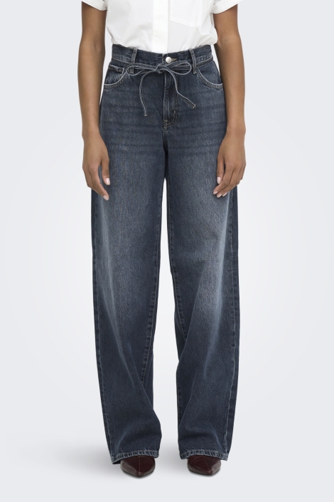 Only blauwe dames jeans | Model vooraanzicht