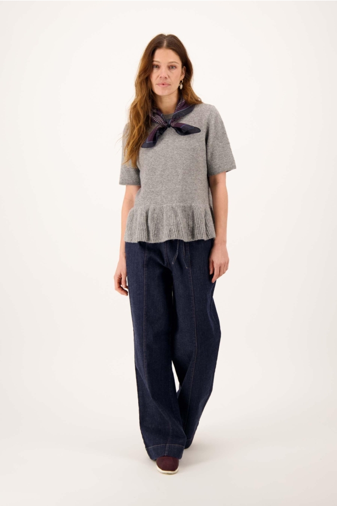 Zusss blauwe dames jeans | Model