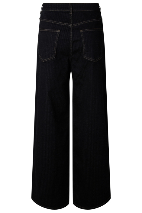 Pieces blauwe dames jeans | Achteraanzicht