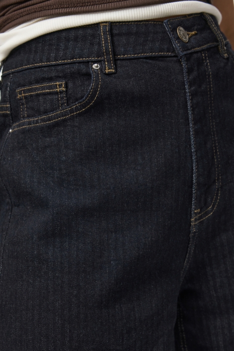 Pieces blauwe dames jeans | Kleurstaal