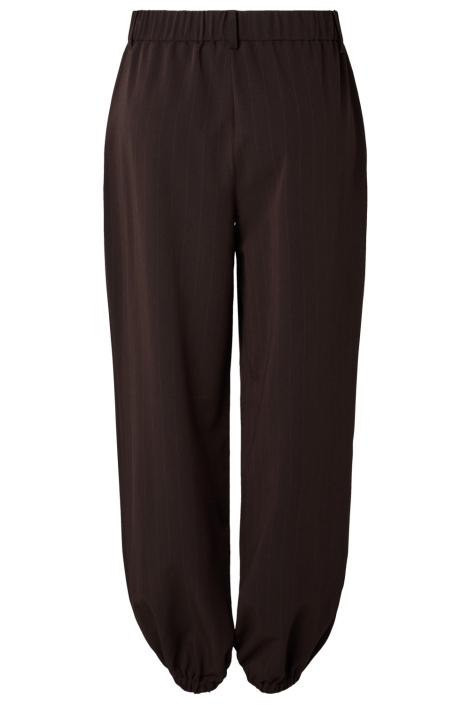 Pieces bruine dames broek | Achteraanzicht
