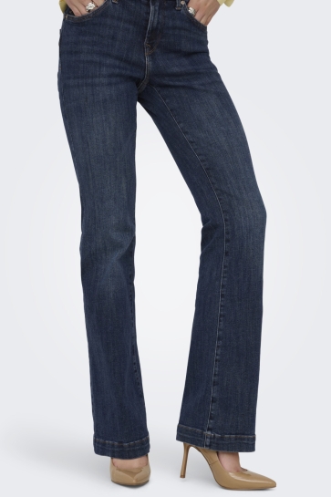 Only Jeans ONLPOWER MD FLARED PUSHUP DNM GEN33 15366768 Dark Blue Denim