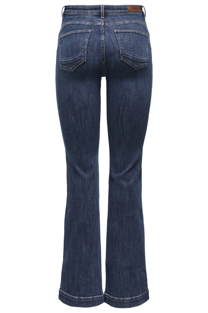 Only blauwe dames jeans | Achteraanzicht