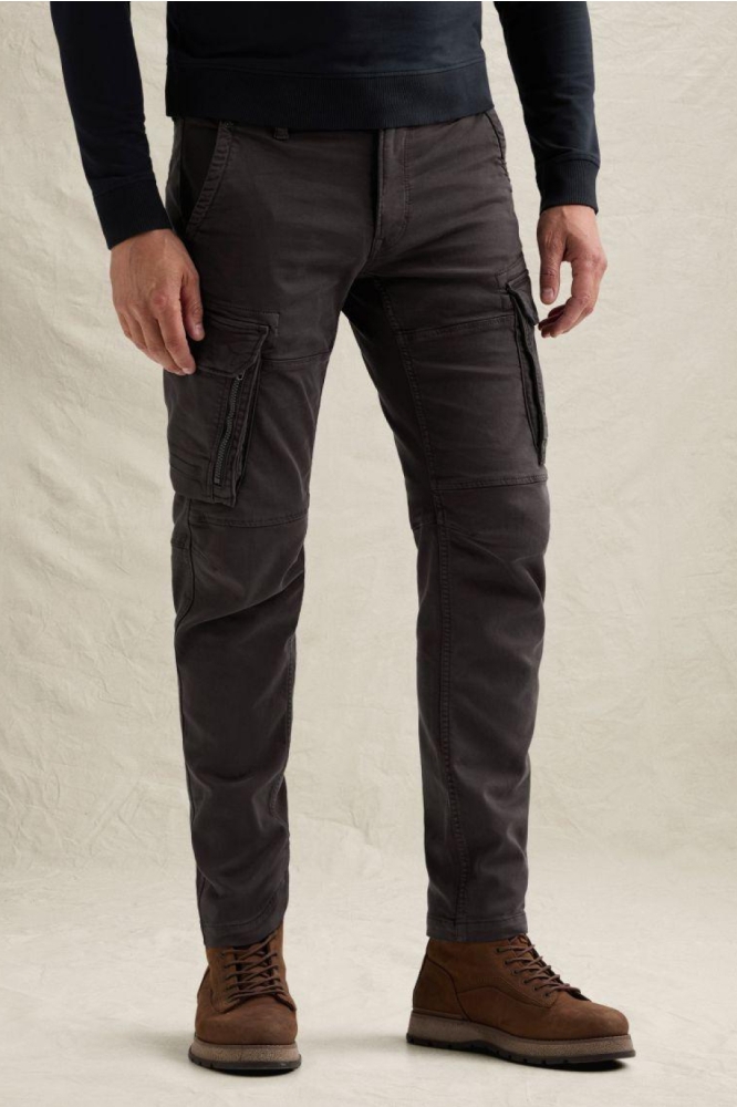 PME legend grijze heren broek | Model vooraanzicht