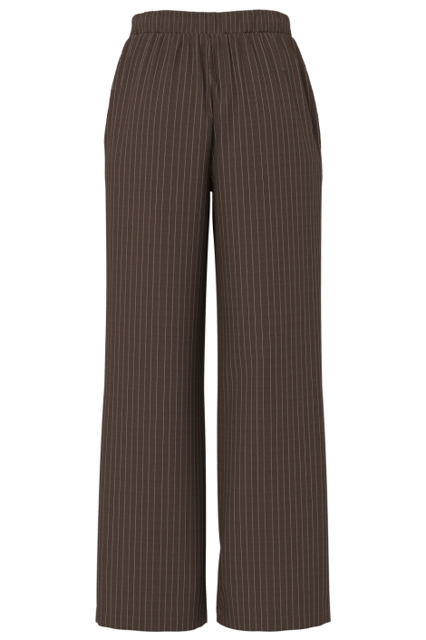 Pieces bruine dames broek | Achteraanzicht