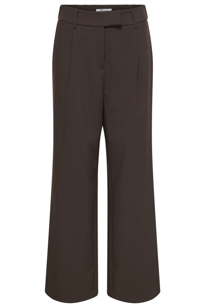 Only bruine dames broek | Vooraanzicht