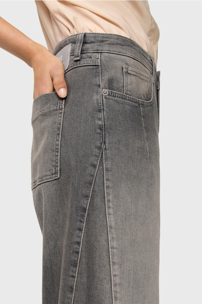 Mac grijze dames jeans | Close up