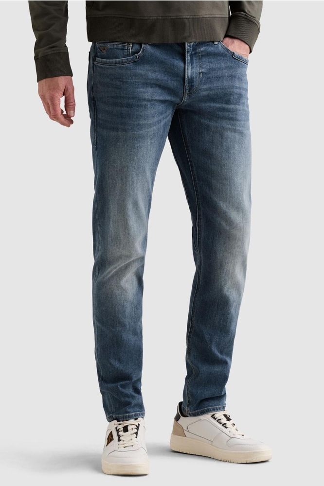 PME legend blauwe heren jeans | Model vooraanzicht