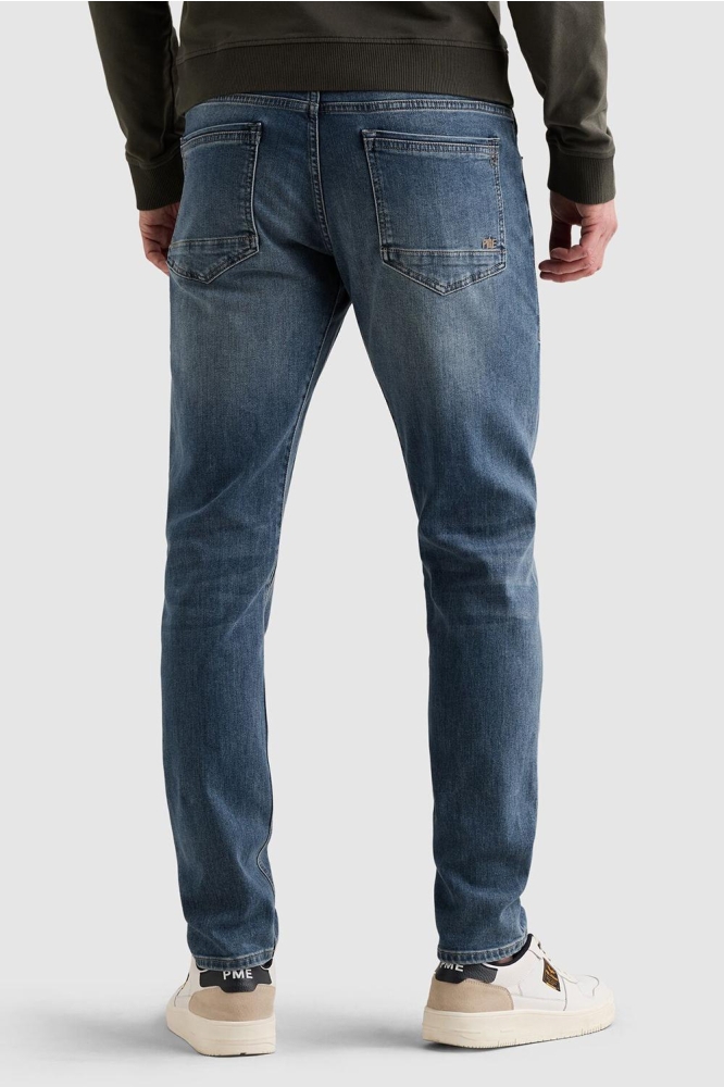 PME legend blauwe heren jeans | Model achteraanzicht