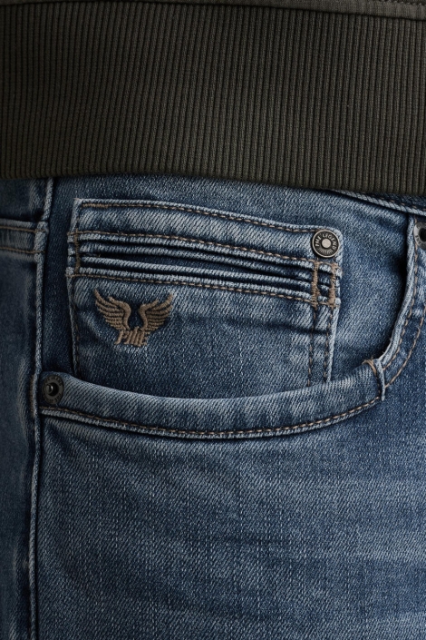 PME legend blauwe heren jeans | Close up