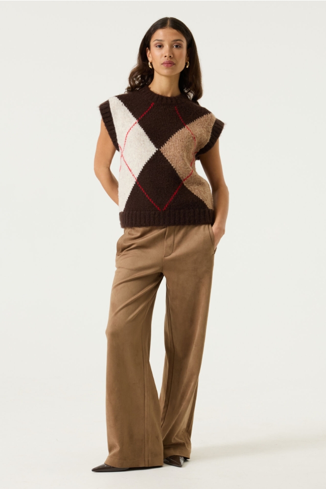 Garcia taupe dames broek |