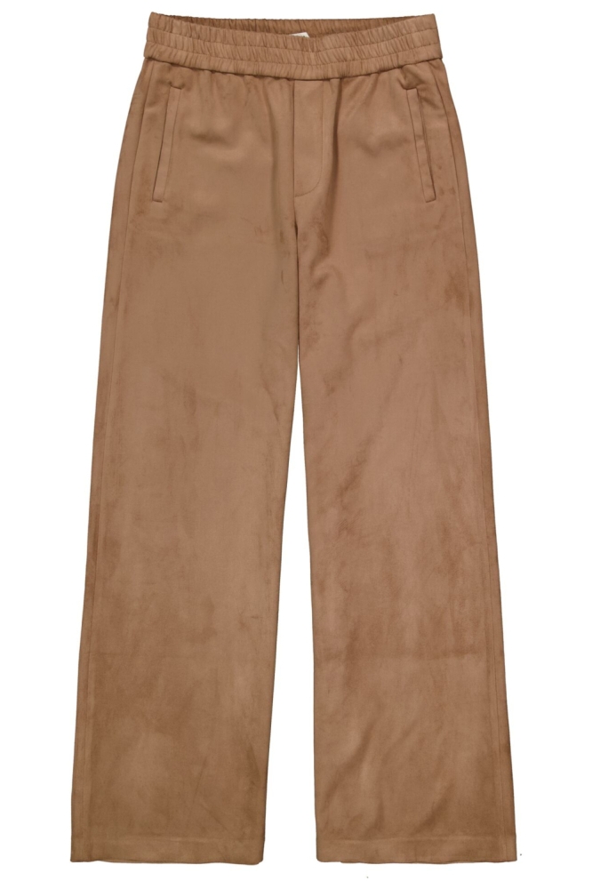 Garcia taupe dames broek | Vooraanzicht