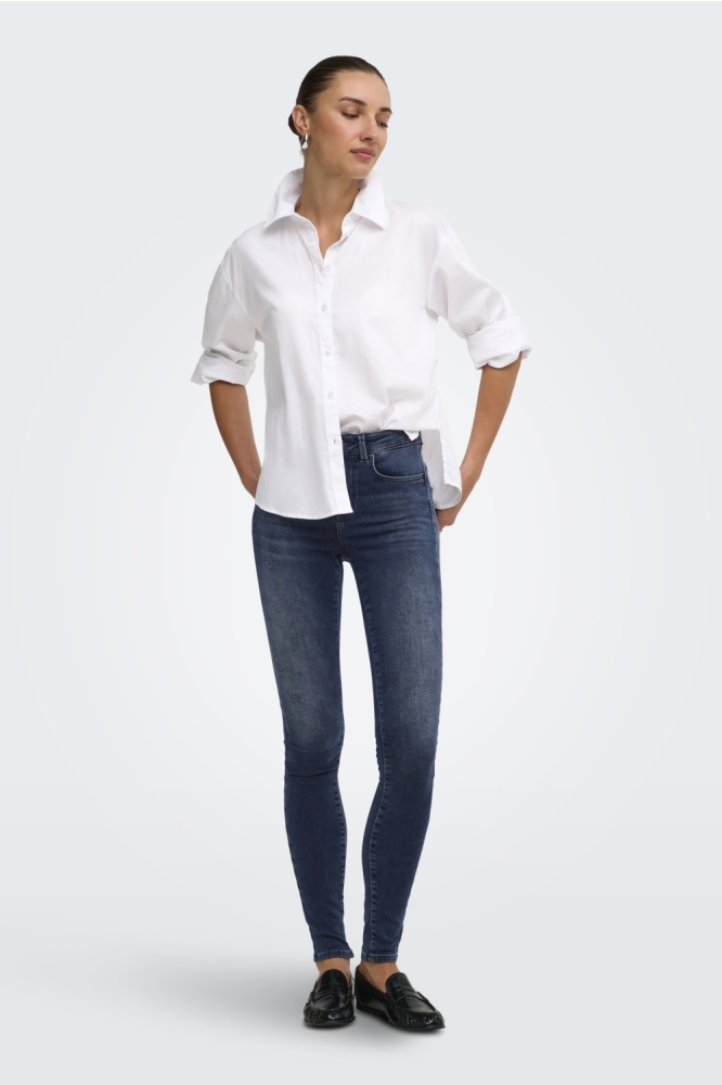Only blauwe dames jeans | Model