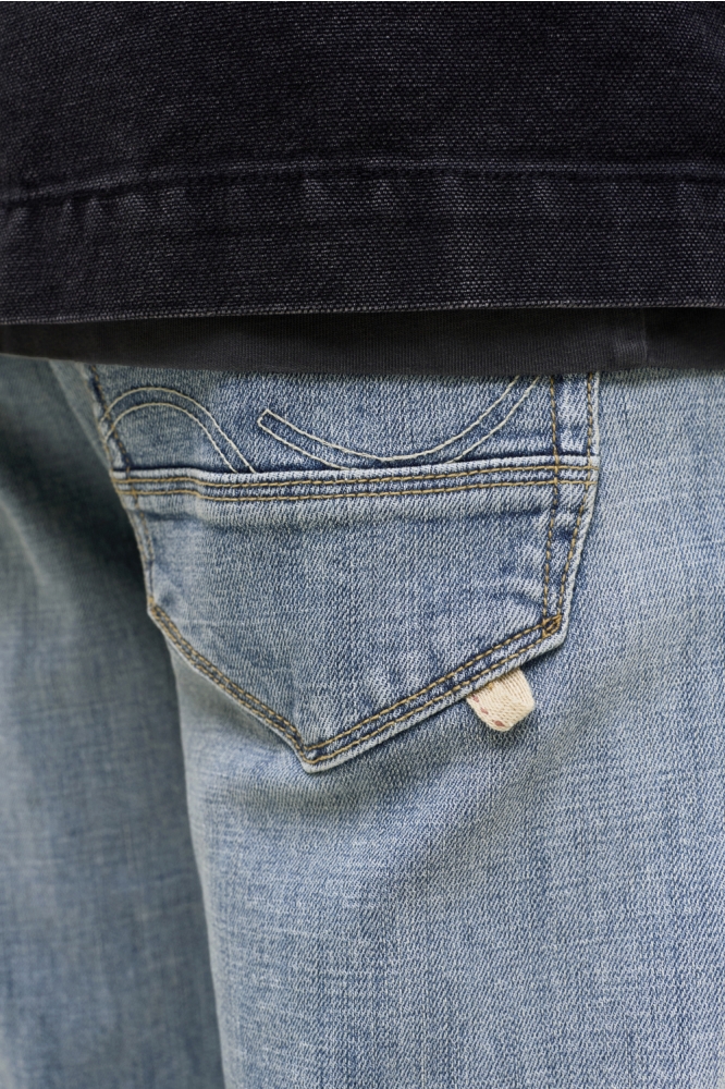 Jack & Jones blauwe heren jeans | Close up