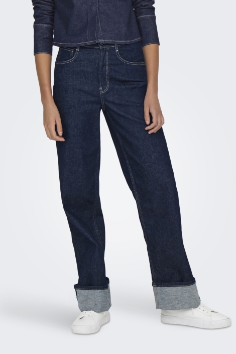 Only blauwe dames jeans | Model