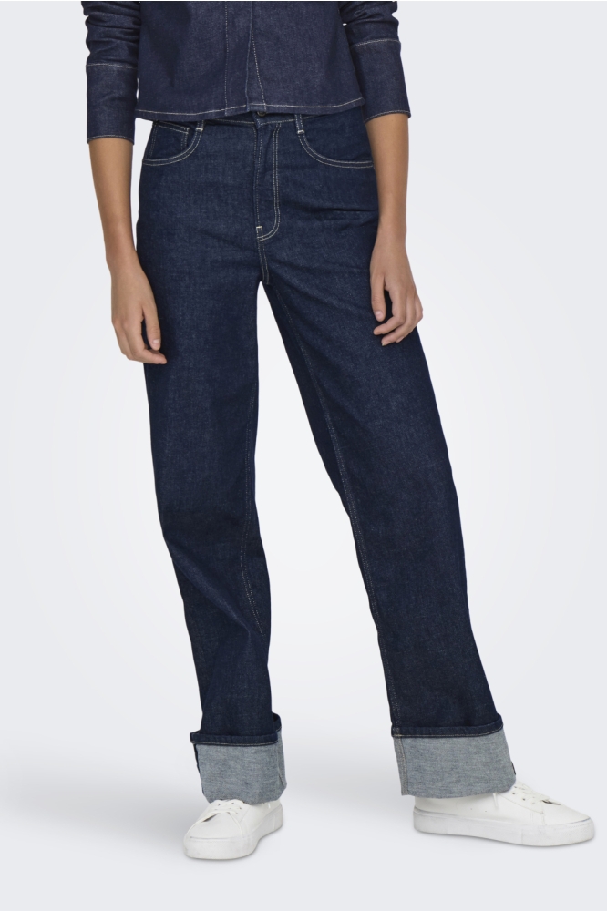 Only blauwe dames jeans | Model