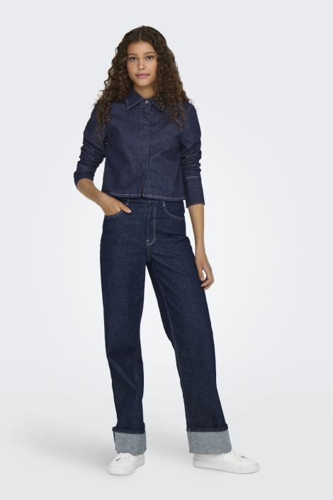Only blauwe dames jeans | Model vooraanzicht