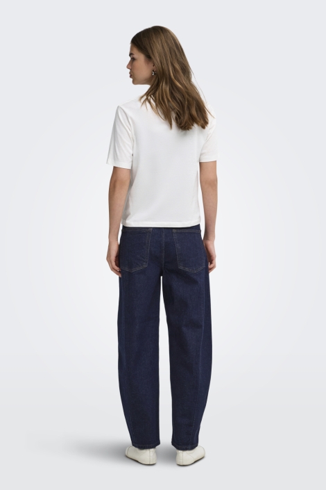 Only blauwe dames jeans | Model achteraanzicht