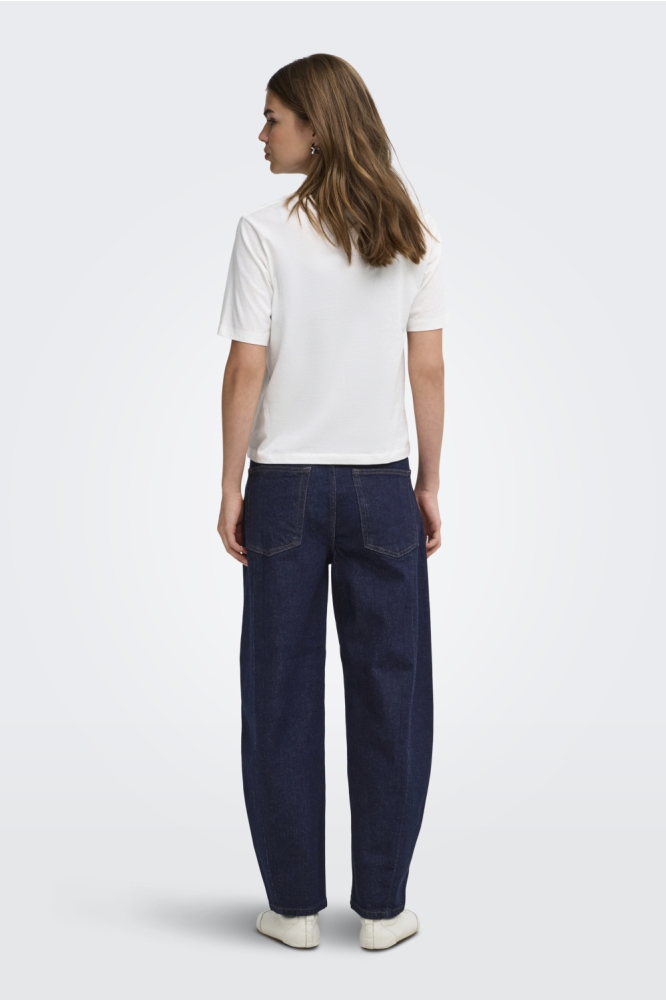 Only blauwe dames jeans | Model achteraanzicht
