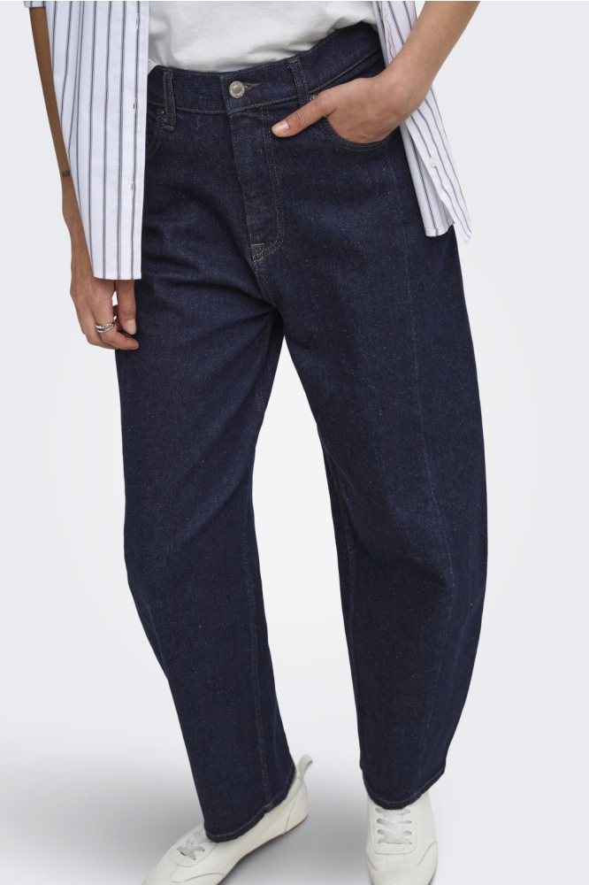 Only blauwe dames jeans | Model vooraanzicht