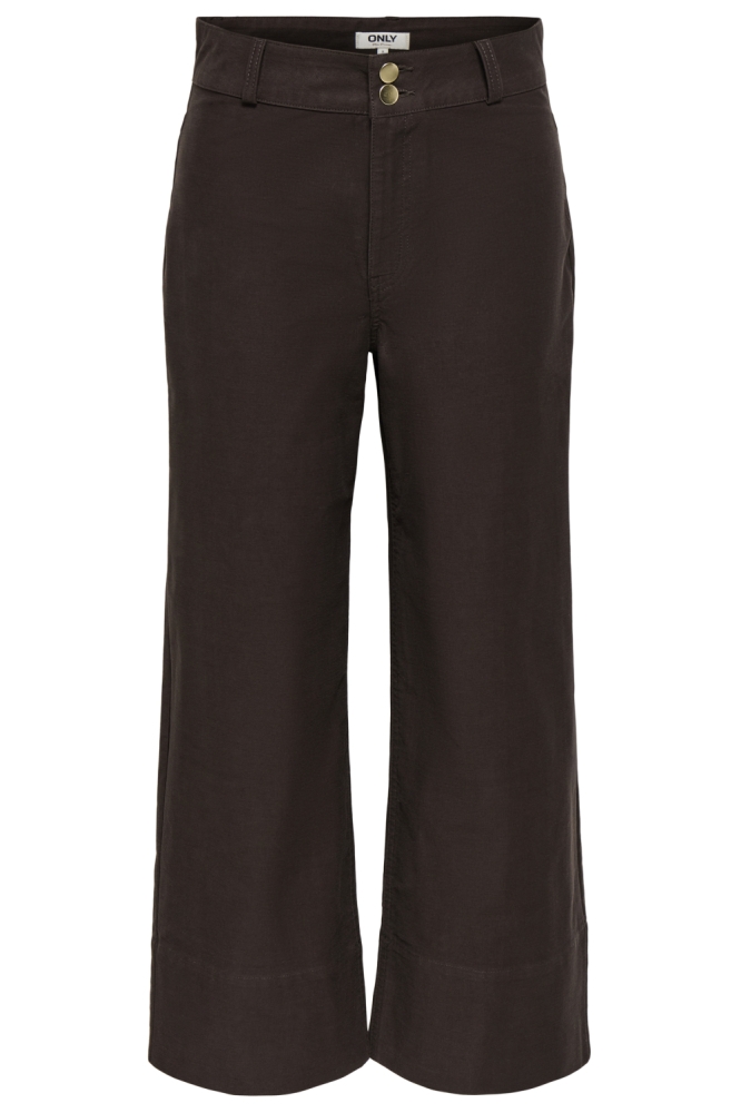 Only bruine dames broek | Vooraanzicht