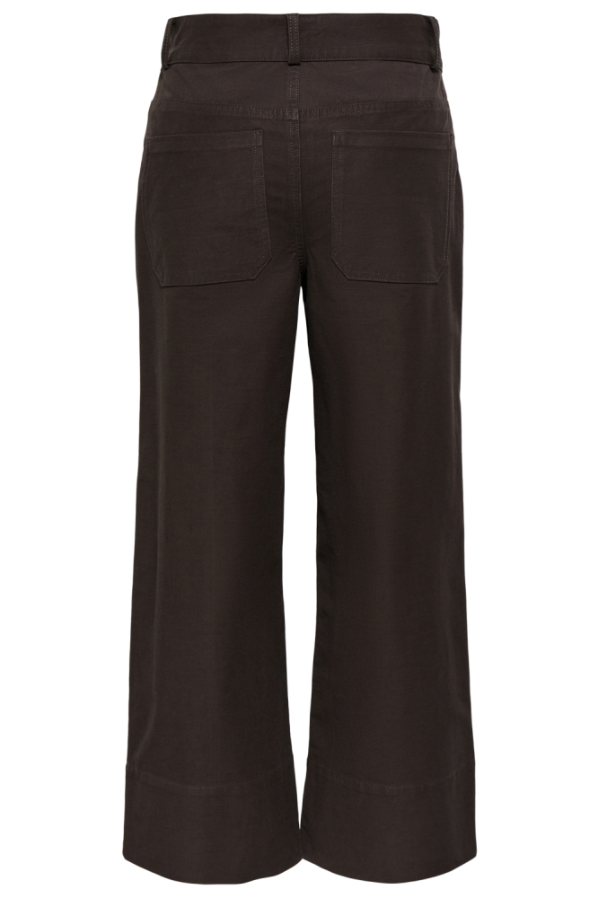 Only bruine dames broek | Achteraanzicht