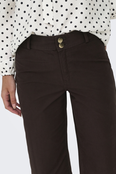 Only bruine dames broek | Close up