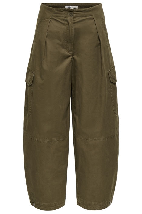 Only bruine dames broek | Vooraanzicht