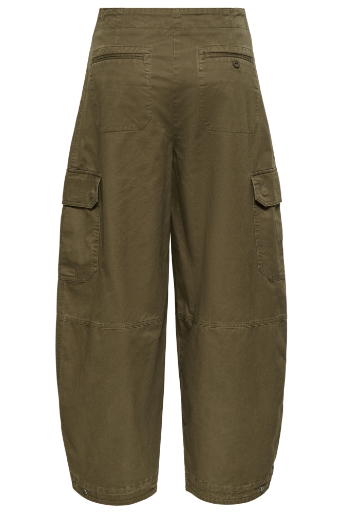 Only bruine dames broek | Achteraanzicht