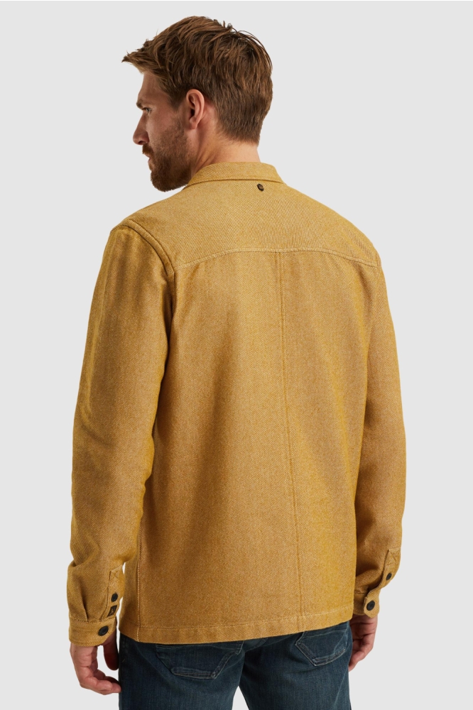 PME legend camel heren overhemd | Model achteraanzicht