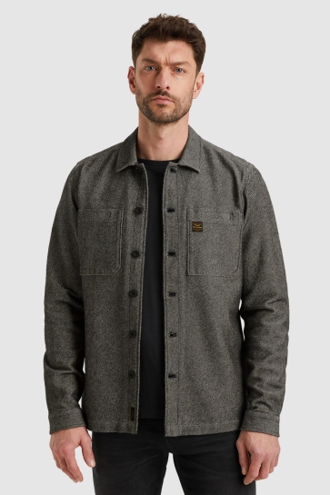 PME legend Overhemd SHIRT JACKET MET STRUCTUUR PSI2409229 999