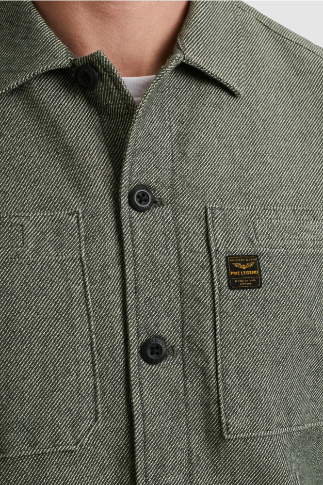 PME legend groene heren overhemd | Close up