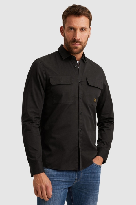 PME legend grijze heren overhemd | Model vooraanzicht