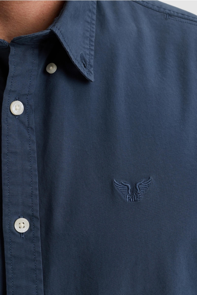 PME legend blauwe heren overhemd | Close up