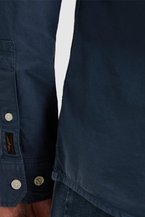 PME legend blauwe heren overhemd | Close up