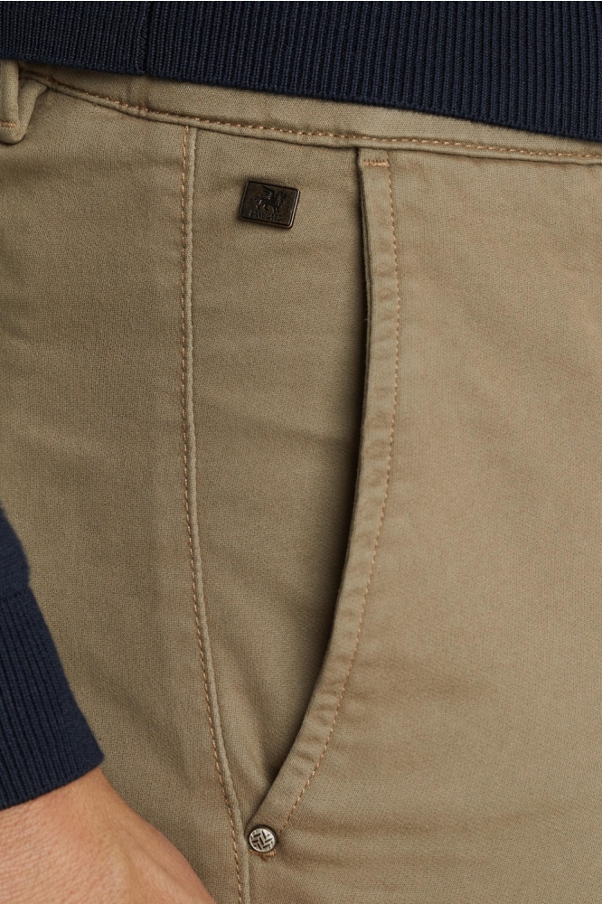 Vanguard taupe heren broek | Close up